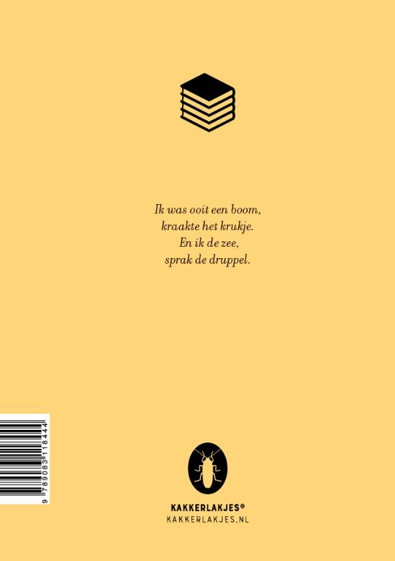 Achterkant van Verwondering blijft (set van 6)
