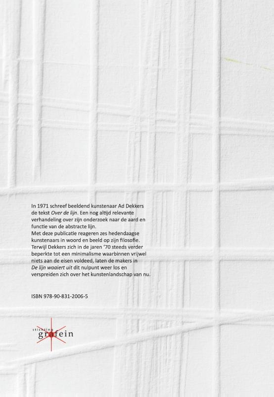 Achterkant van De lijn waaiert uit