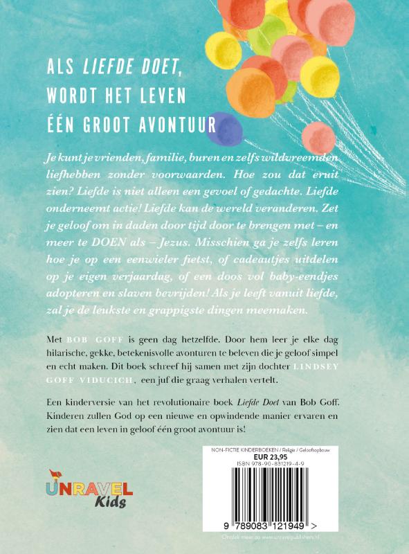Achterkant van Liefde doet (voor kids)