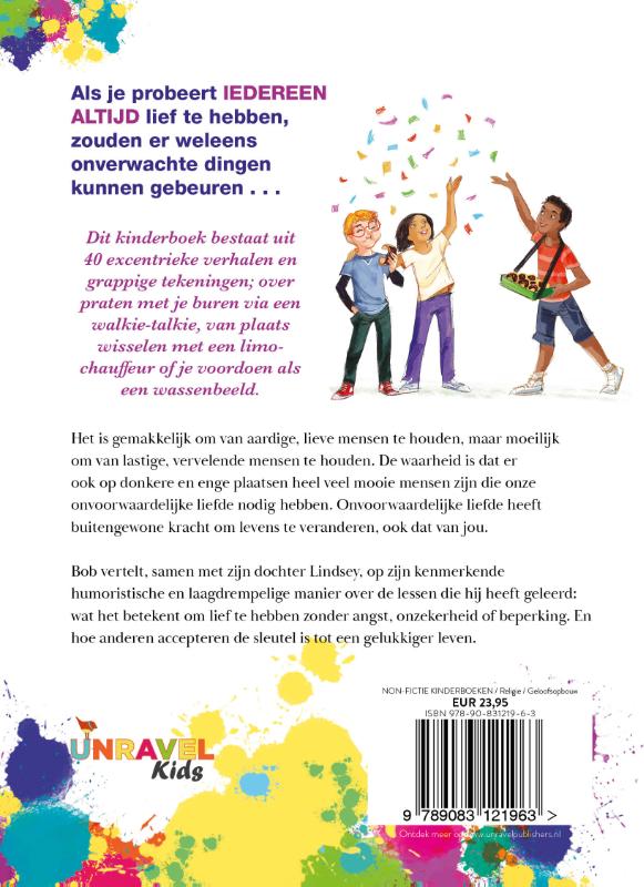 Achterkant van Iedereen altijd voor kids