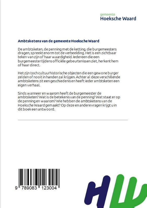 Achterkant van Ambtsketens van de Hoekche Waard