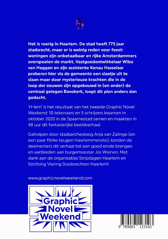 Achterkant van H-lem
