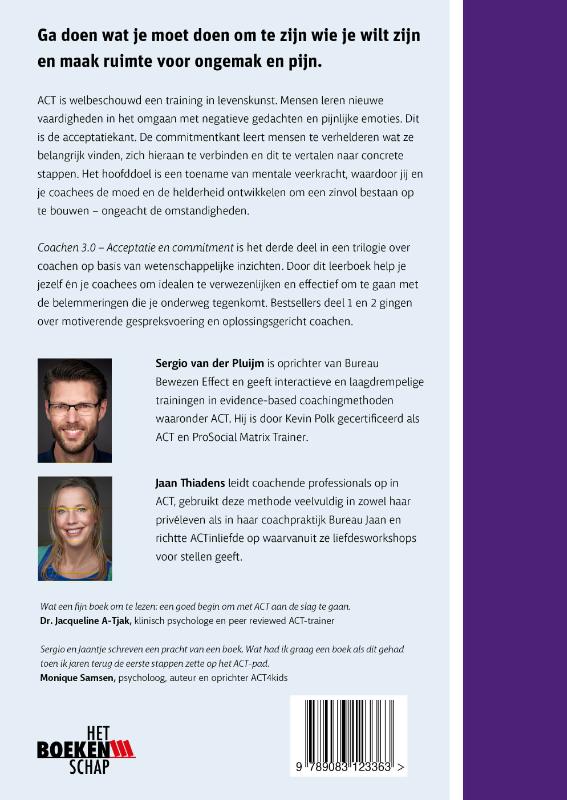 Achterkant van Acceptatie en commitment