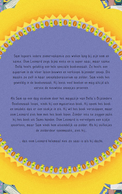 Achterkant van Een bijzondere boekenzaak - Het geheim van oom Leonard