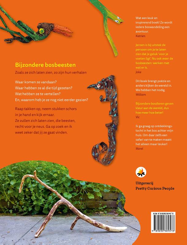 Achterkant van Het grote bijzondere bosbeesten boek