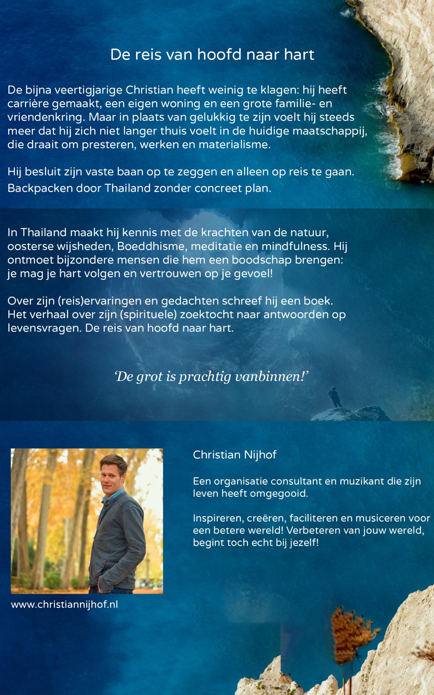 Achterkant van Alleen op reis