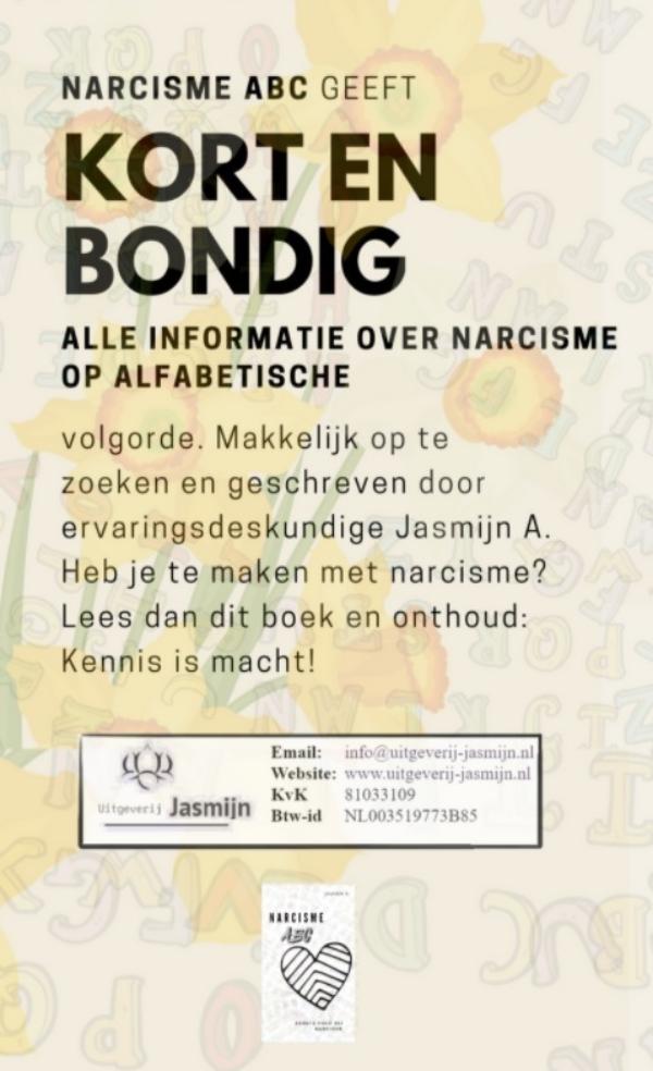 Achterkant van Narcisme ABC