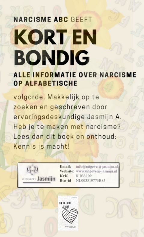 Achterkant van Narcisme ABC