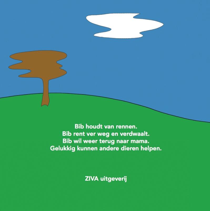 Achterkant van Bib is mama kwijt
