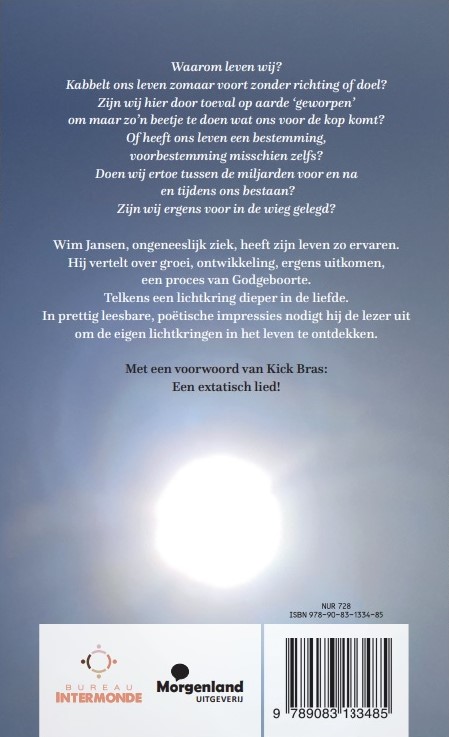 Achterkant van Telkens een lichtkring dieper