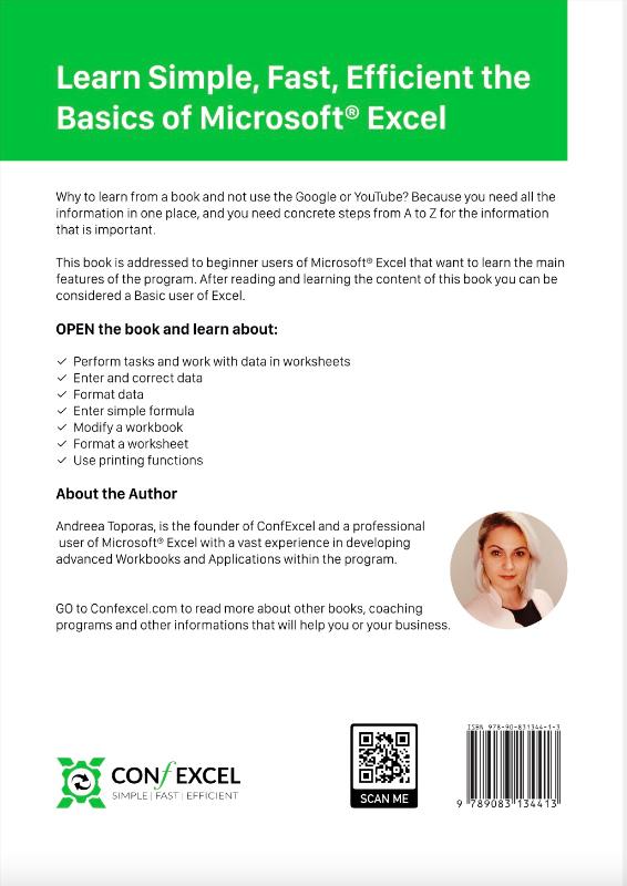 Achterkant van Simply Master Microsoft® Excel