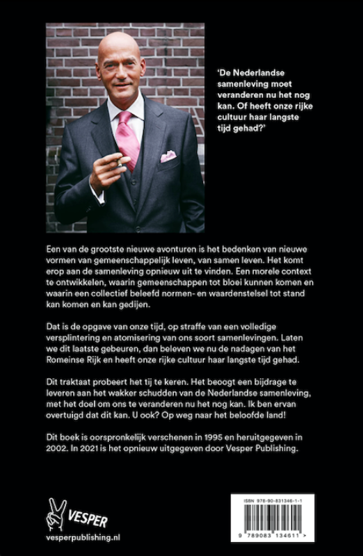 Achterkant van De verweesde samenleving