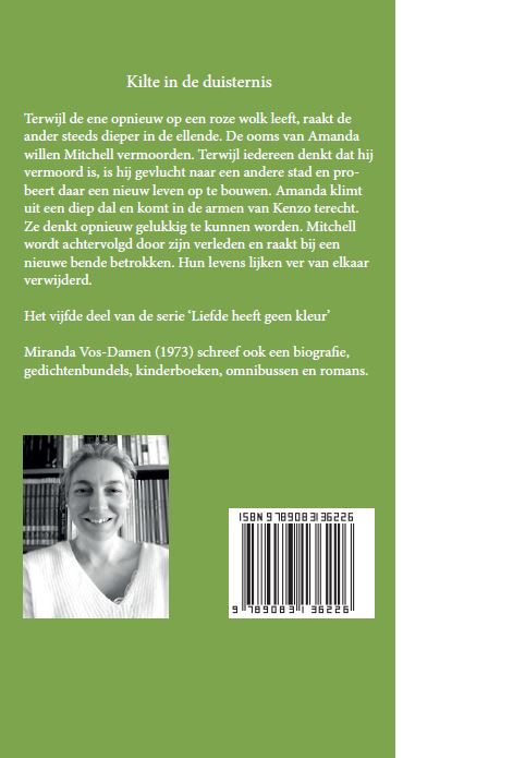 Achterkant van Kilte in de duisternis