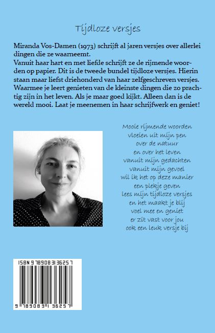 Achterkant van Tijdloze versjes