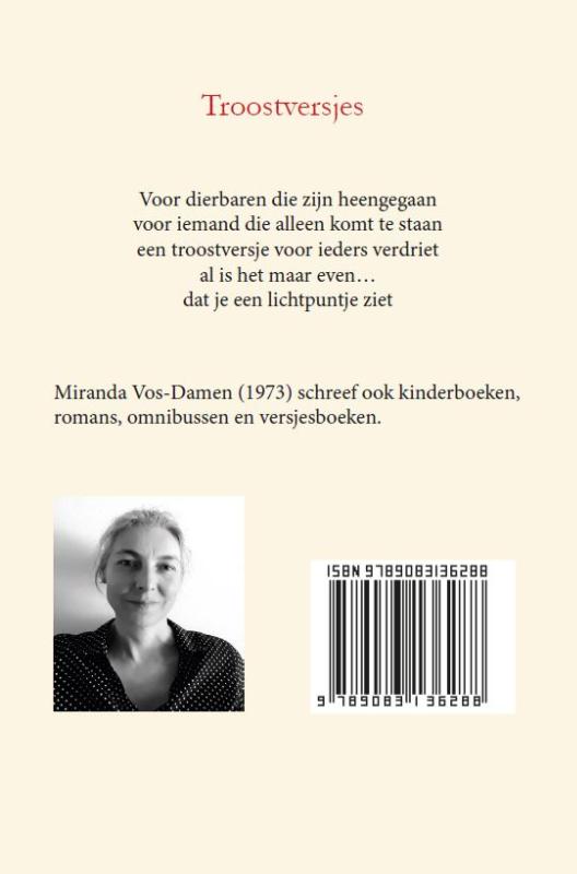 Achterkant van Troostversjes