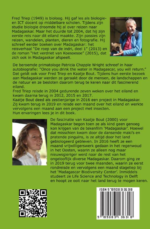 Achterkant van De roep van de indri, deel 2