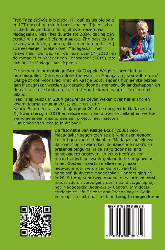 Achterkant van De roep van de indri, deel 2