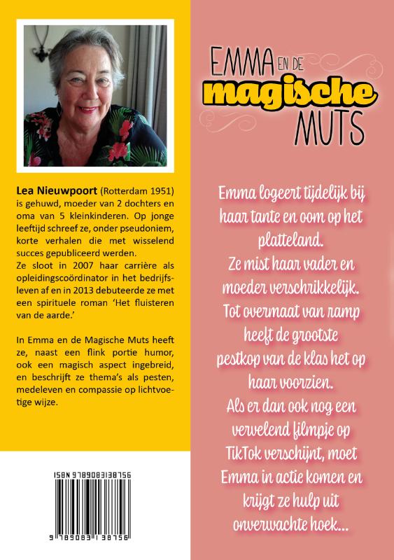 Achterkant van Emma en de magische muts