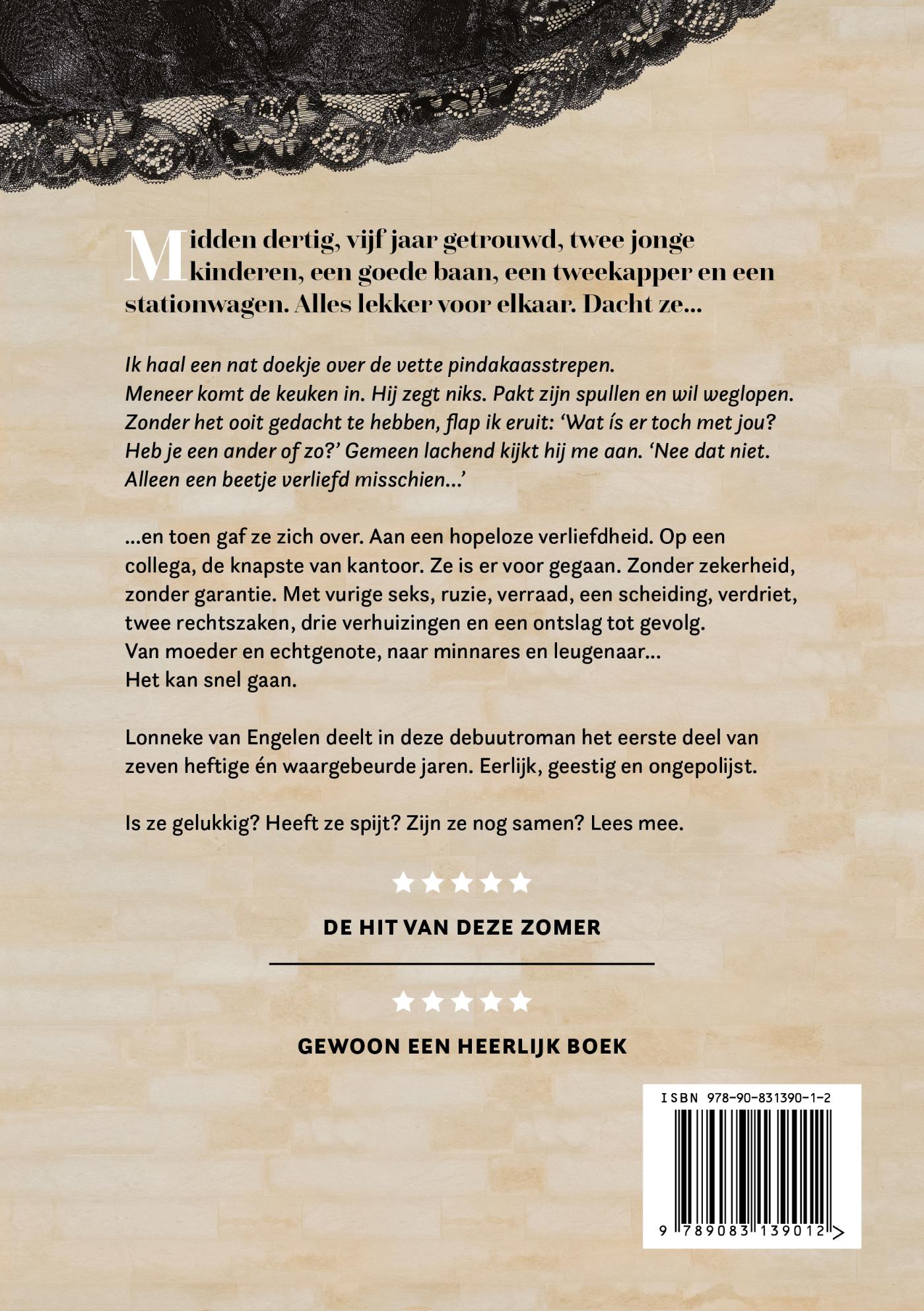 Achterkant van Alleen een beetje verliefd misschien