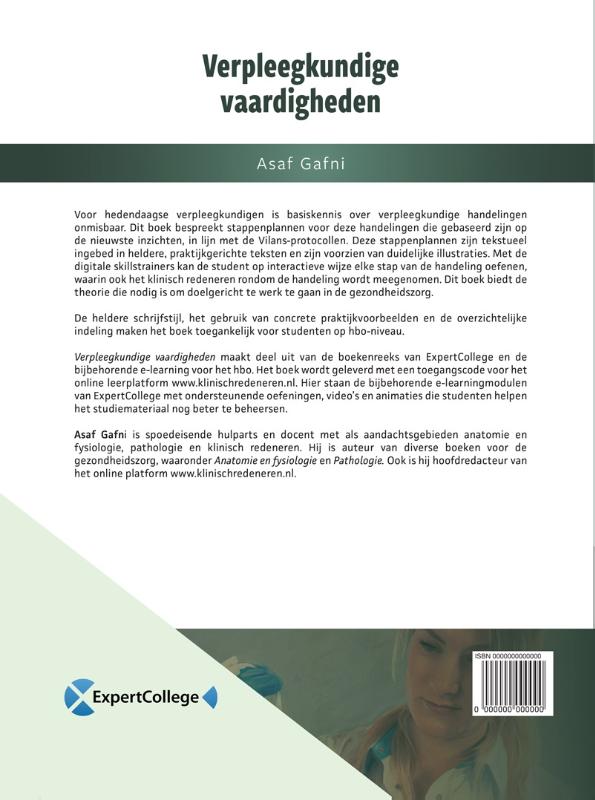 Achterkant van Verpleegkundige vaardigheden