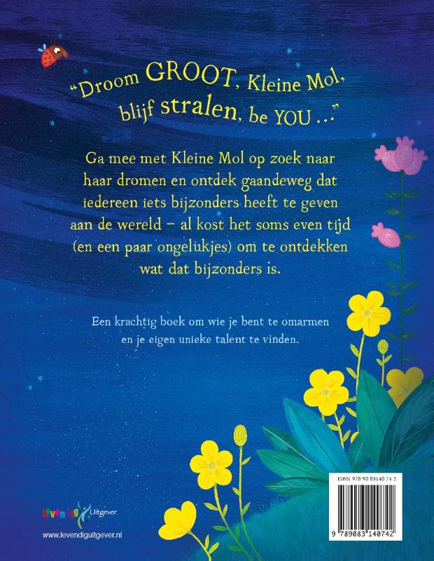 Achterkant van Droom groot, kleine Mol