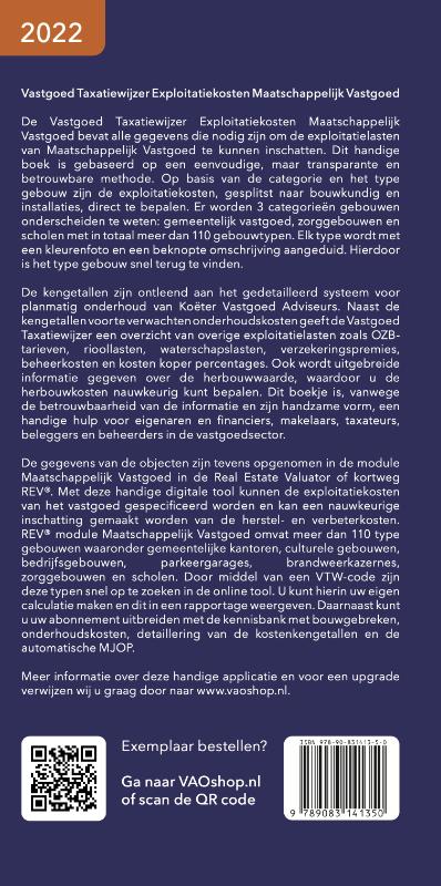 Achterkant van 2022