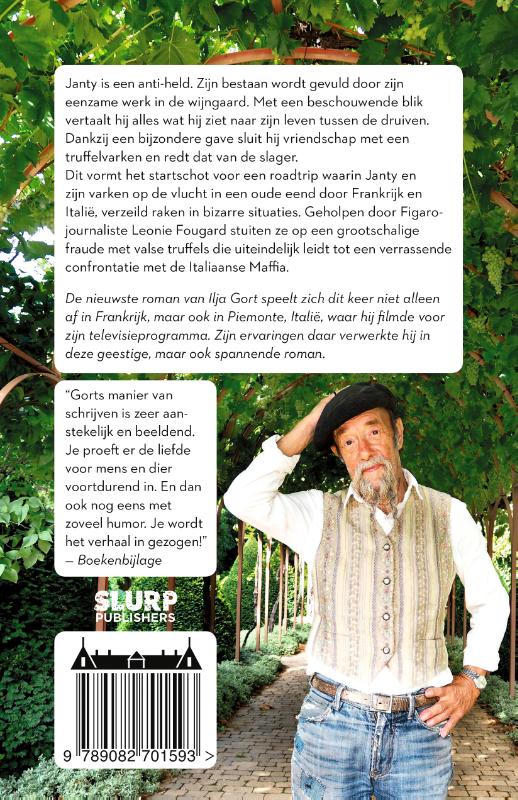 Achterkant van De druivenfluisteraar