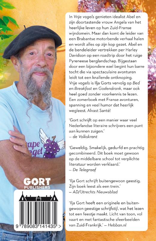 Achterkant van Vrije vogels