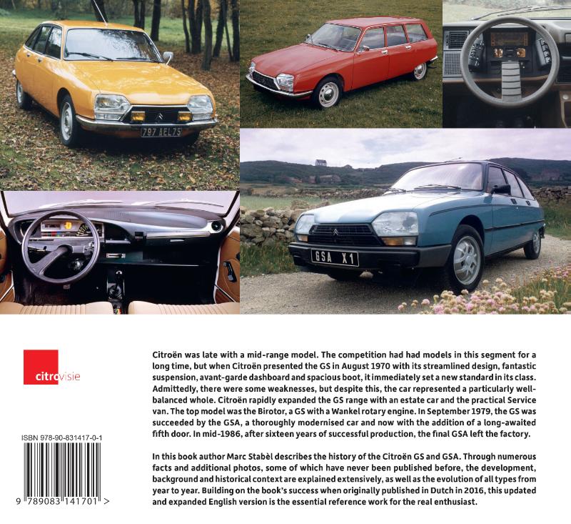 Achterkant van Citroën GS & GSA