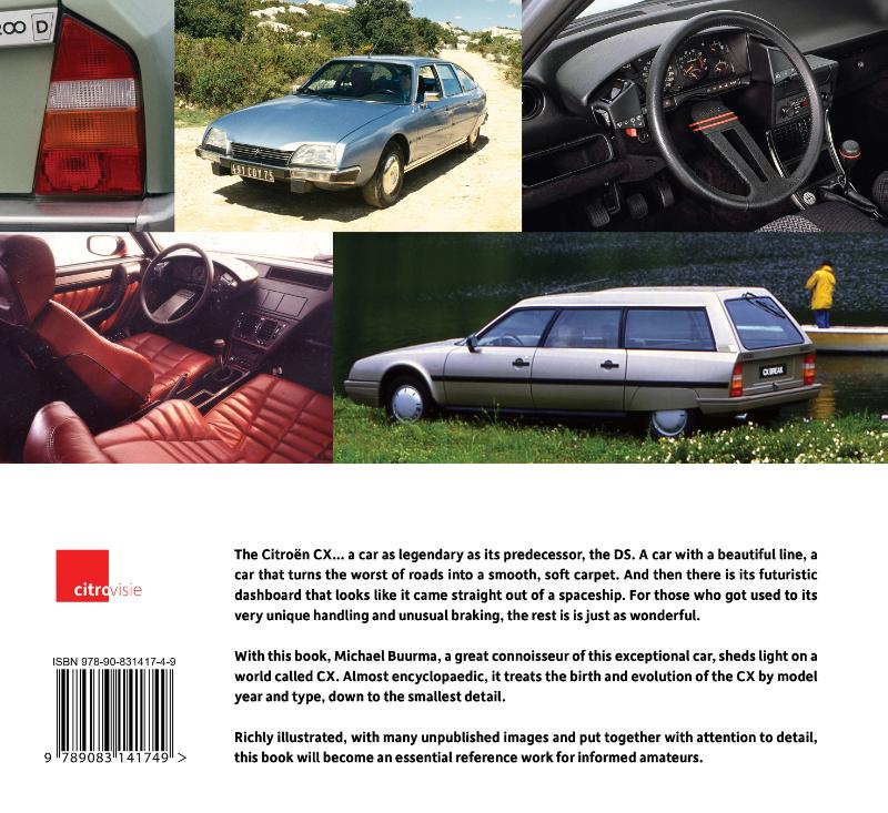 Achterkant van Citroën CX