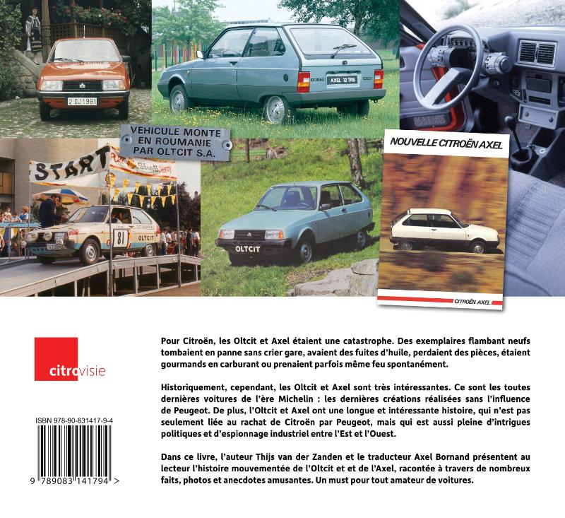 Achterkant van Axel & Oltcit, les Citroën de l'Est