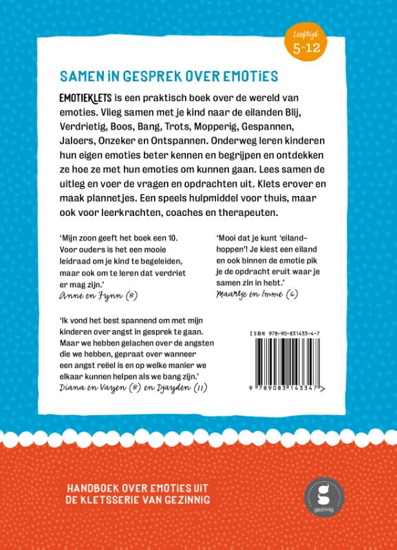 Achterkant van Emotieklets