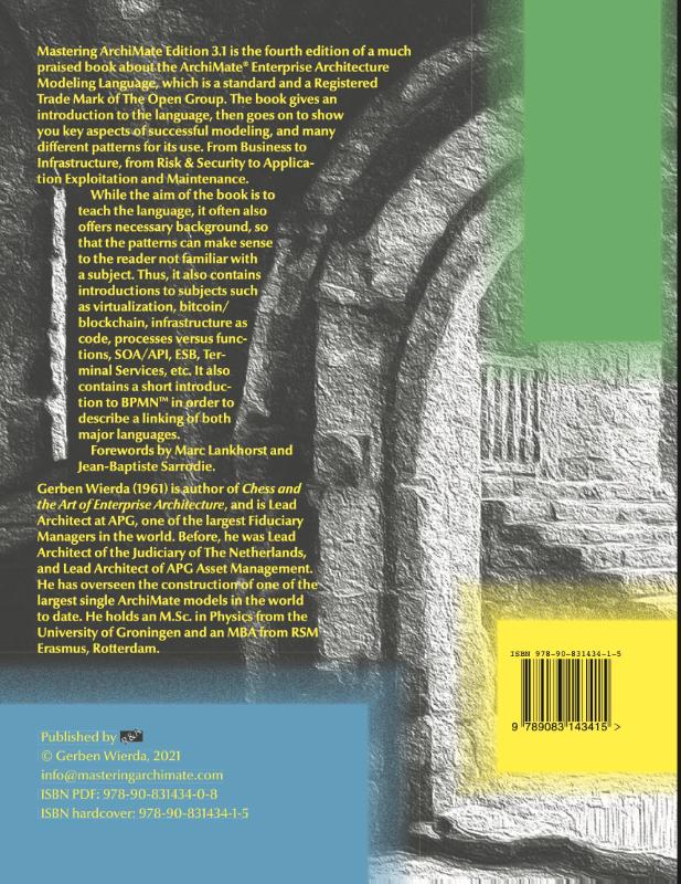 Achterkant van Mastering ArchiMate – Edition 3.1