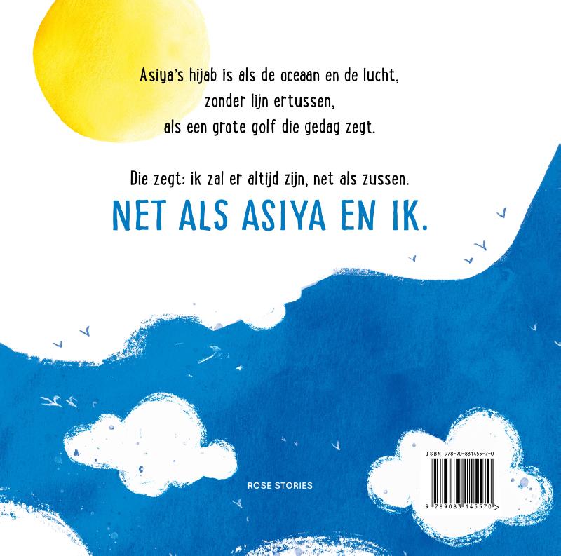 Achterkant van Het mooiste blauw