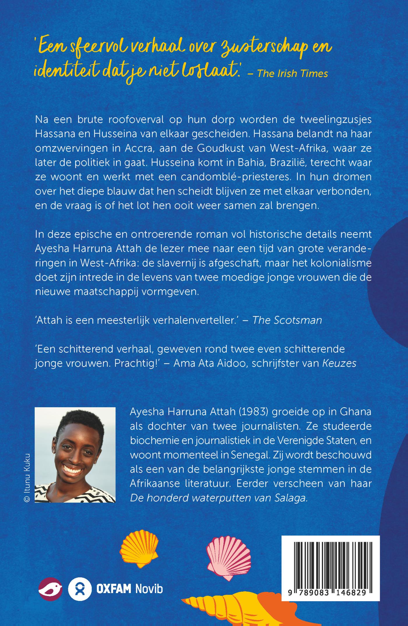 Achterkant van Het diepe blauw