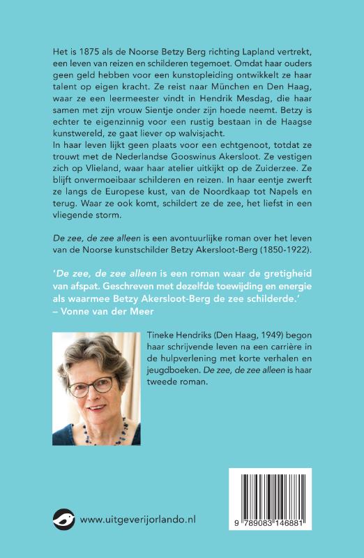 Achterkant van De zee, de zee alleen