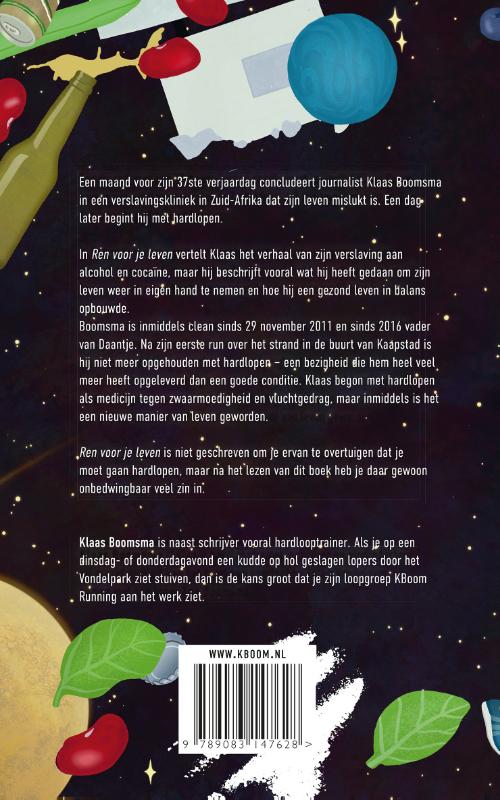 Achterkant van Ren voor je leven