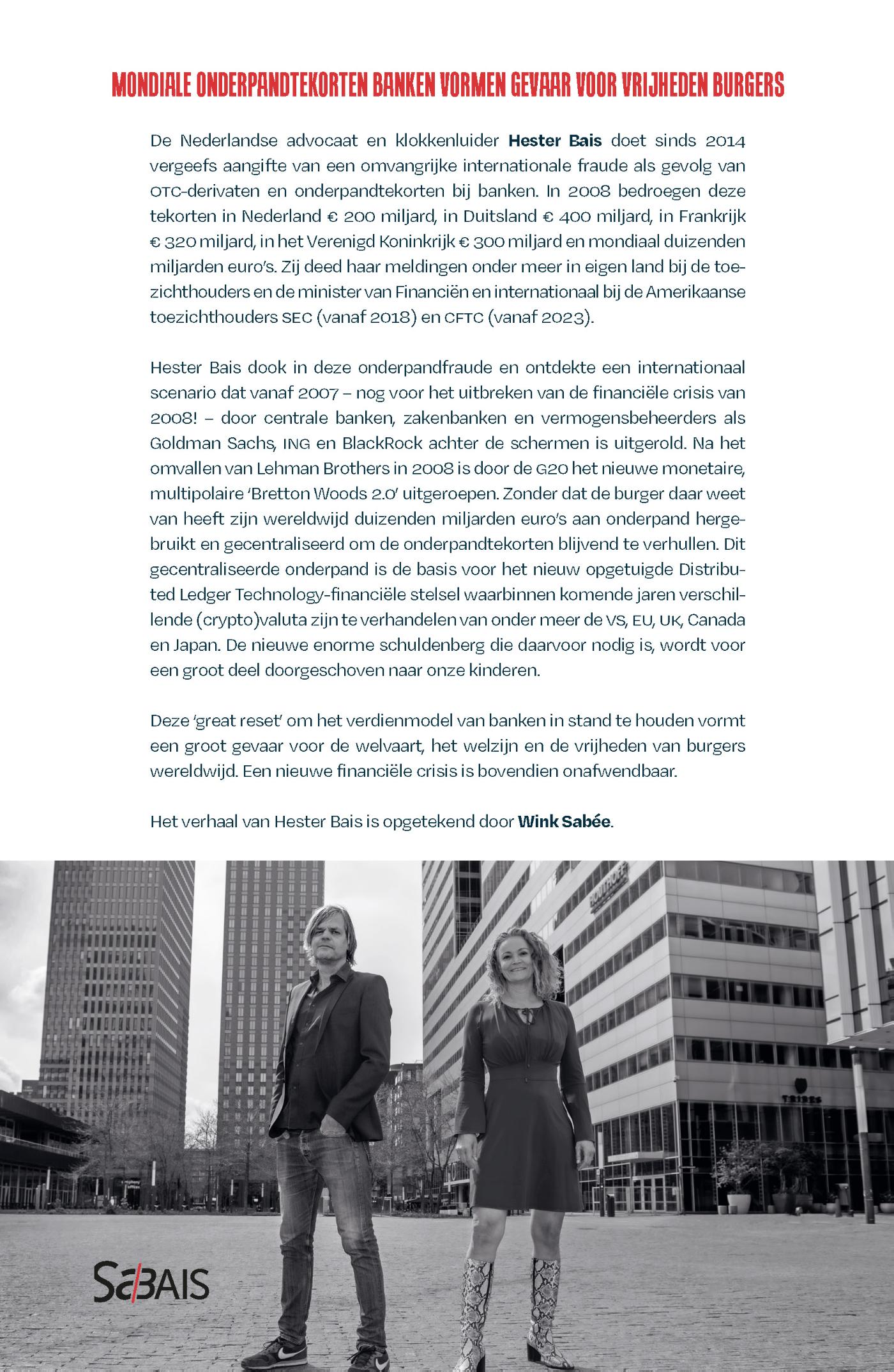 Achterkant van Worst Bank Scenario