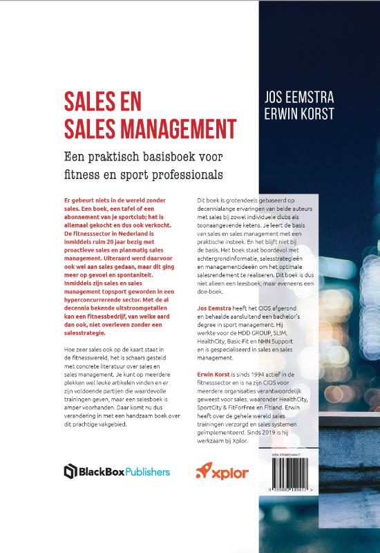 Achterkant van Sales en sales management