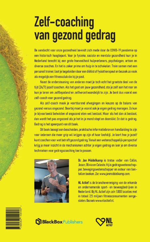 Achterkant van Zelf-coaching van gezond gedrag