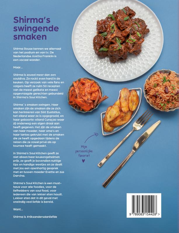 Achterkant van Shirma's Soul Kitchen