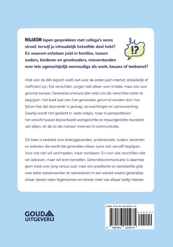 Achterkant van Generatiecommunicatie