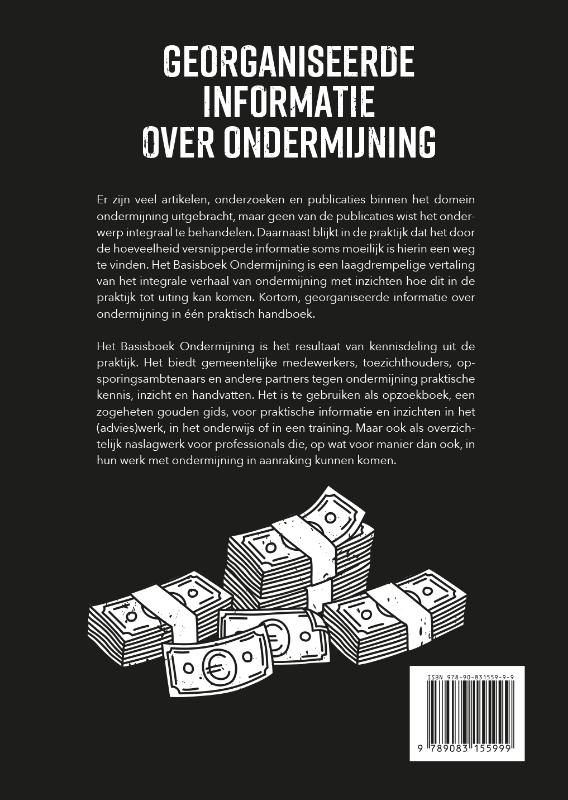 Achterkant van Basisboek Ondermijning