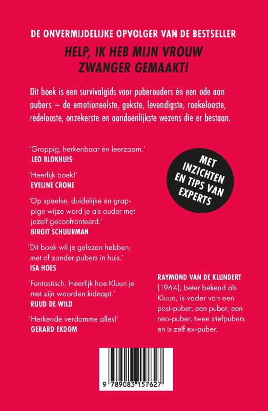 Achterkant van Help, ik heb een puber!
