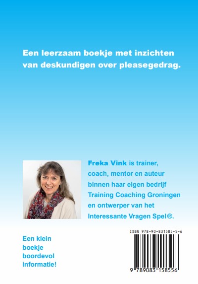 Achterkant van Pleasegedrag