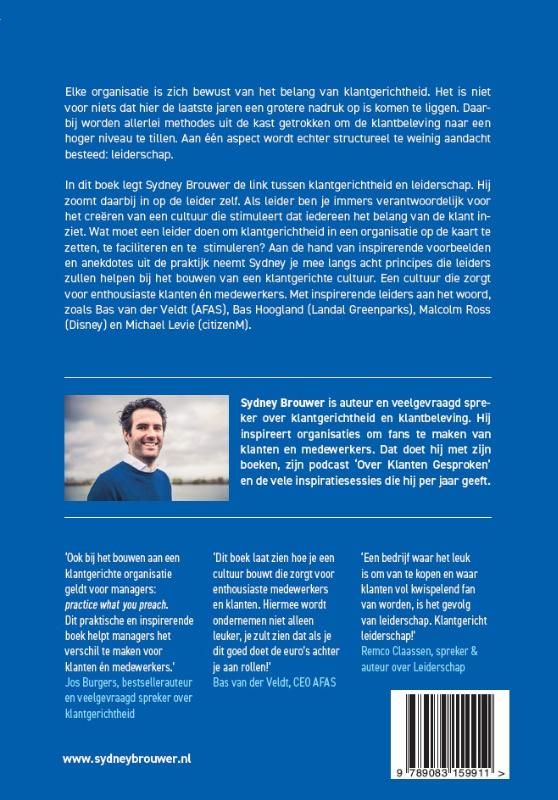 Achterkant van Klantgericht leiderschap