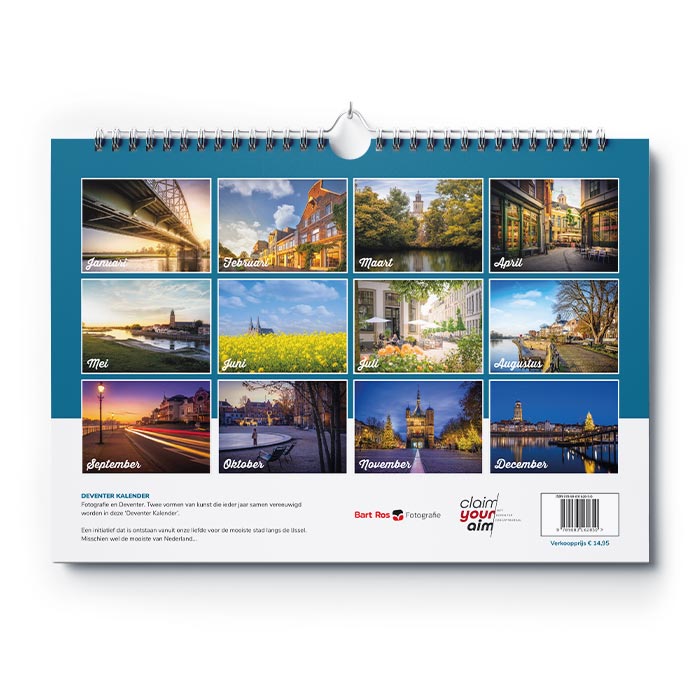Achterkant van De Deventer Kalender