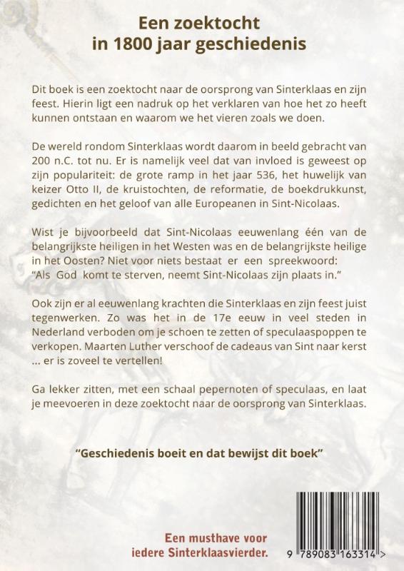 Achterkant van Sinterklaas uit de mist van de historie