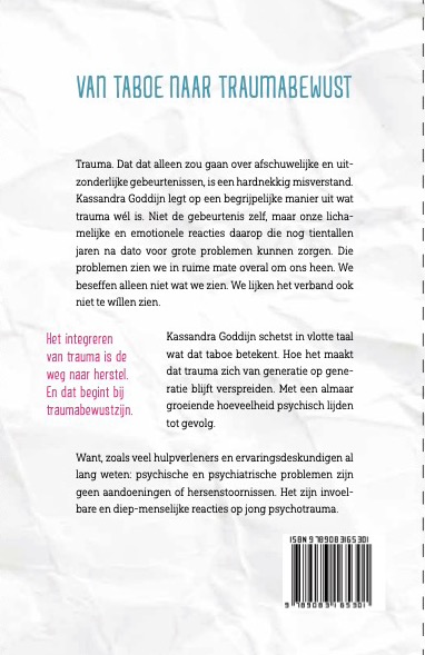 Achterkant van Van taboe naar traumabewust
