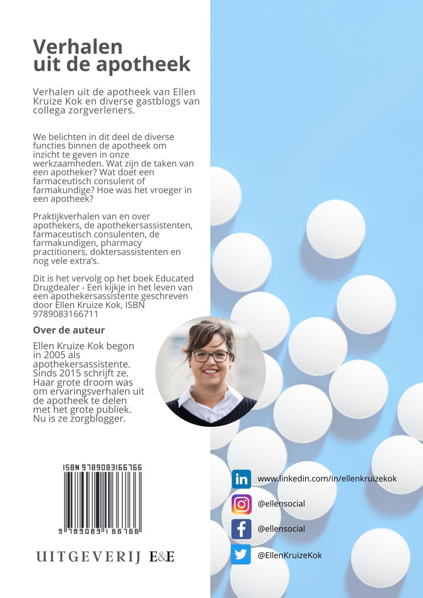 Achterkant van Verhalen uit de apotheek